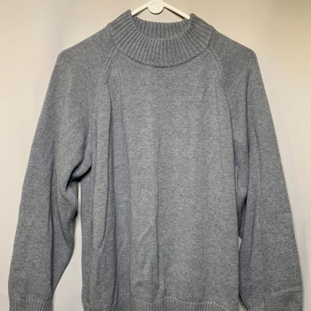 Women's Jeanne Pierre Woman Size 3X -  Gray Long Sleeve Thick Sweater Top